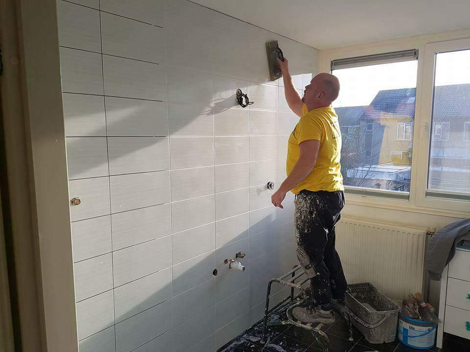 Badkamer tegelwerk